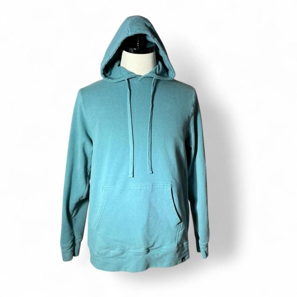 Glyder Teal Blue Relaxed‎ Fit Hooded Sweatshirt Pullover Hoodie Men's